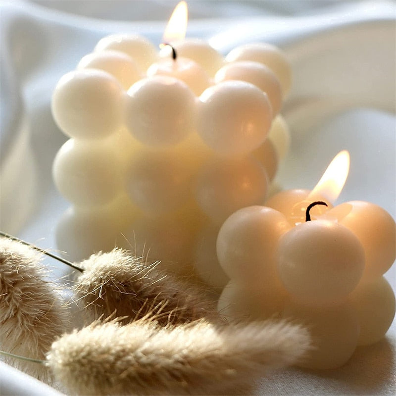 100% Soy Wax Homemade Bubble Candle