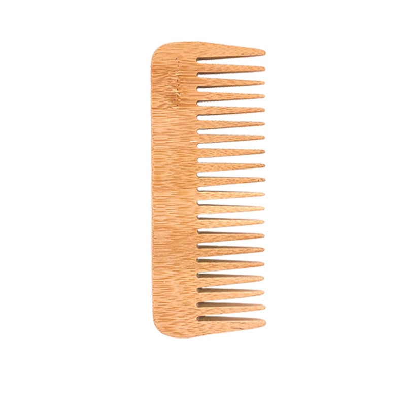Eco Friendly Wood Massage Hair Brush Detangling Set